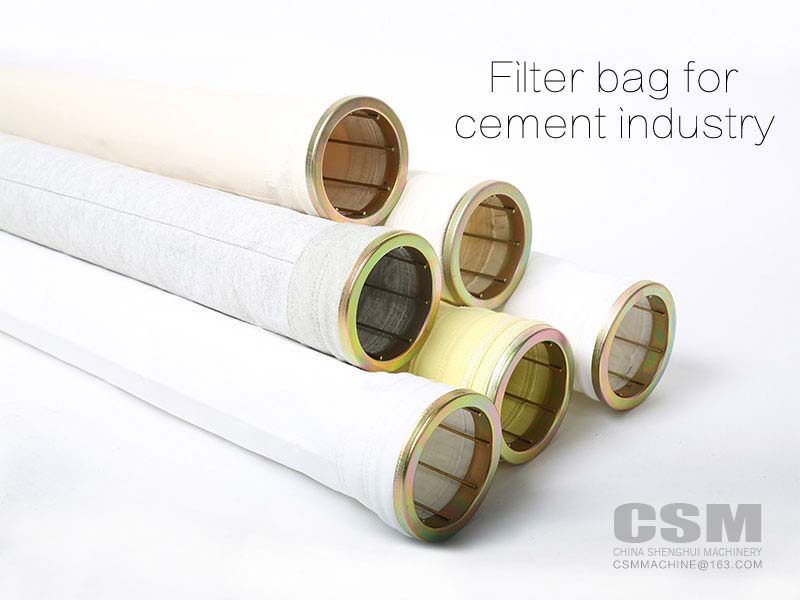 Filter bag for cement plant